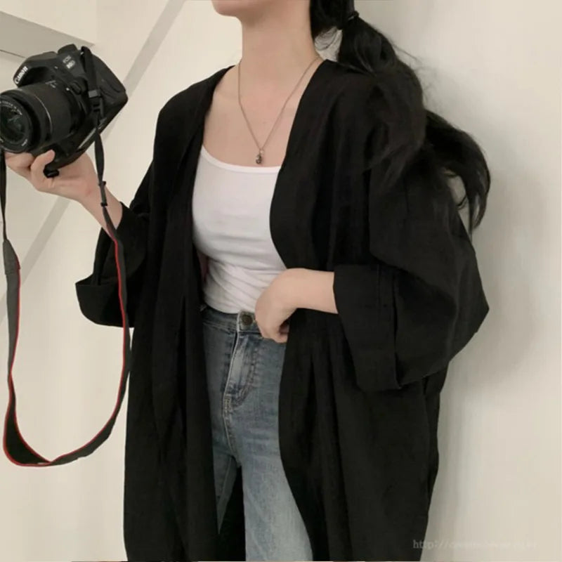Veste Kimono Longue Respirant