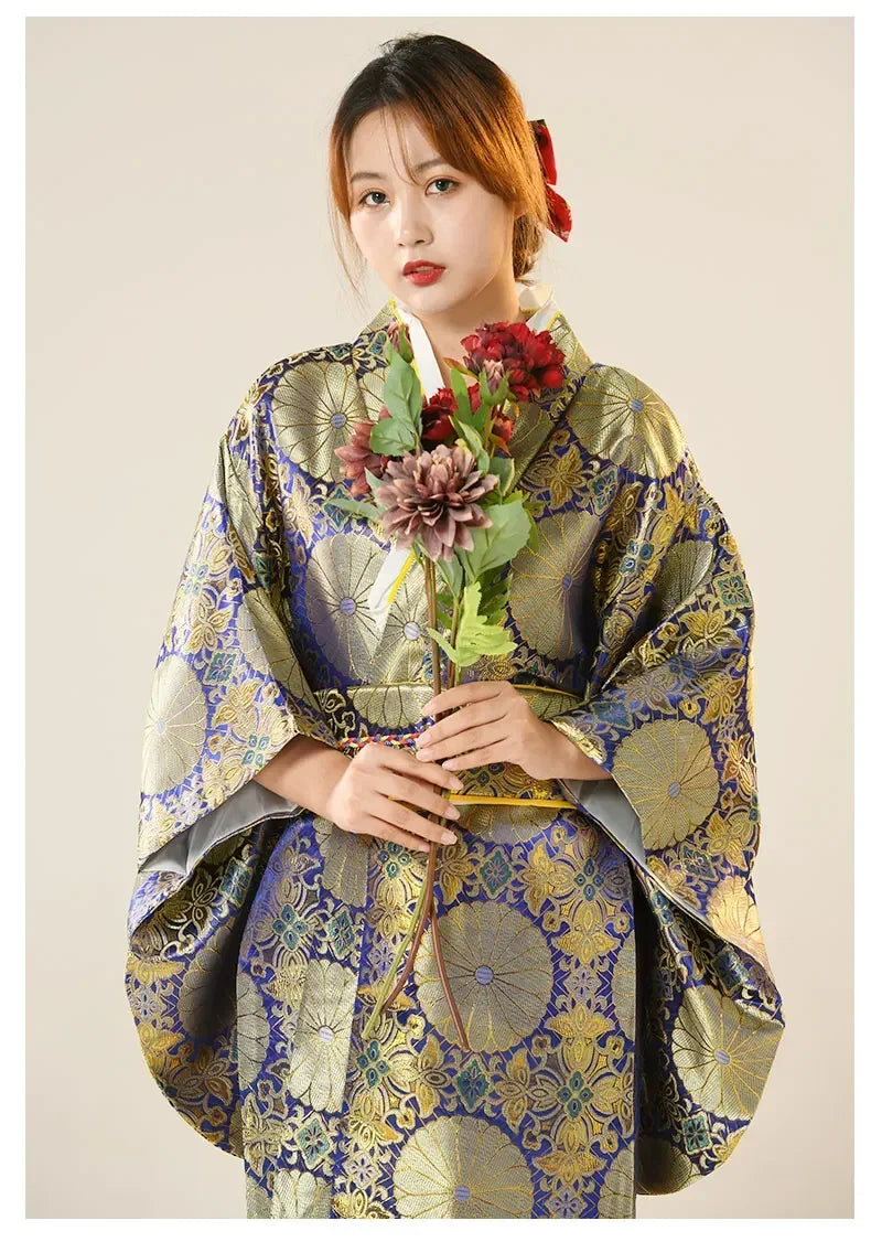 Kimono Japonais Femme Soyeux Cool