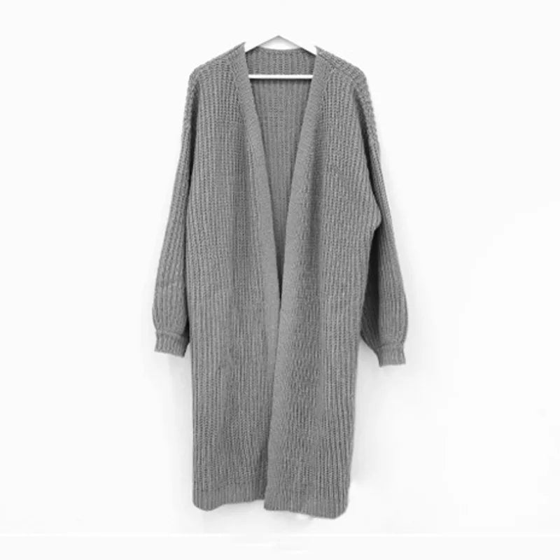 Manteau Kimono Décontracté Streetwear Gris