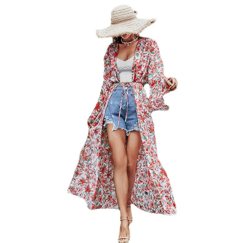 Kimono Fleuri d’été Stylé tendance