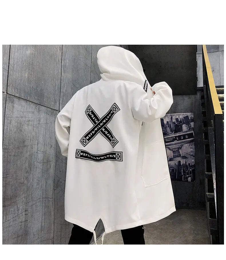 Kimono Homme Streetwear Blanc