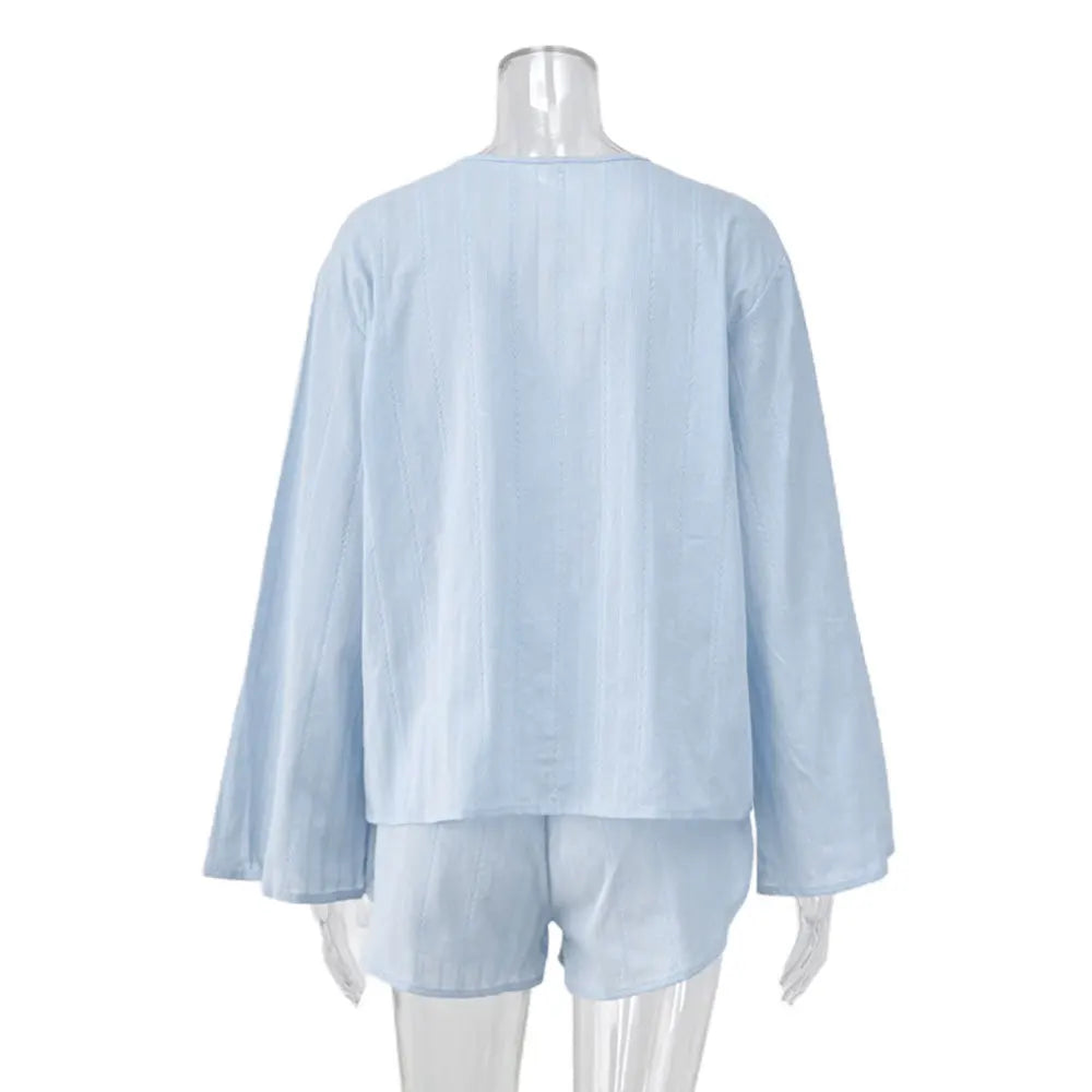 Ensemble Pyjama Kimono Short Sexy confortable