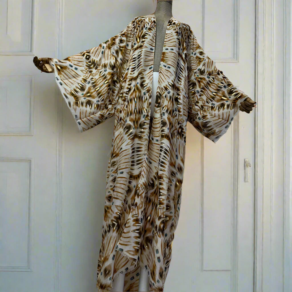Robe de Chambre Kimono Soyeux Stylé