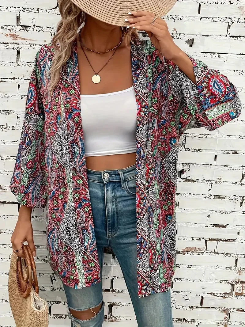 Veste Kimono Boho d’été léger
