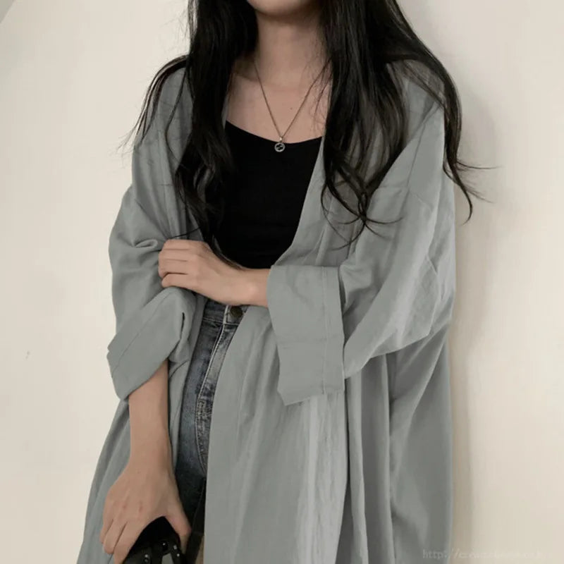 Veste Kimono Longue Respirant