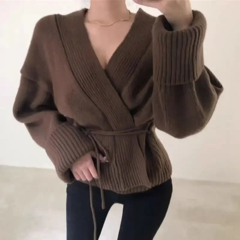 Veste Kimono Femme Tricot Confortable
