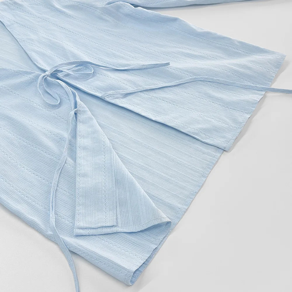 Ensemble Pyjama Kimono Short Sexy léger