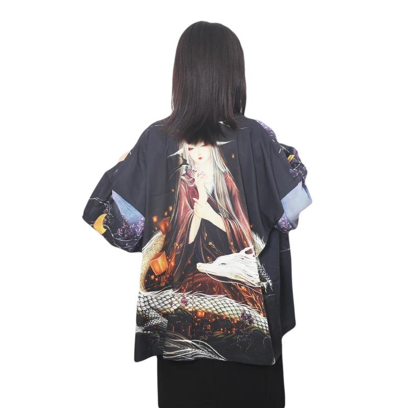 Veste Kimono Sirène Dragon Génial