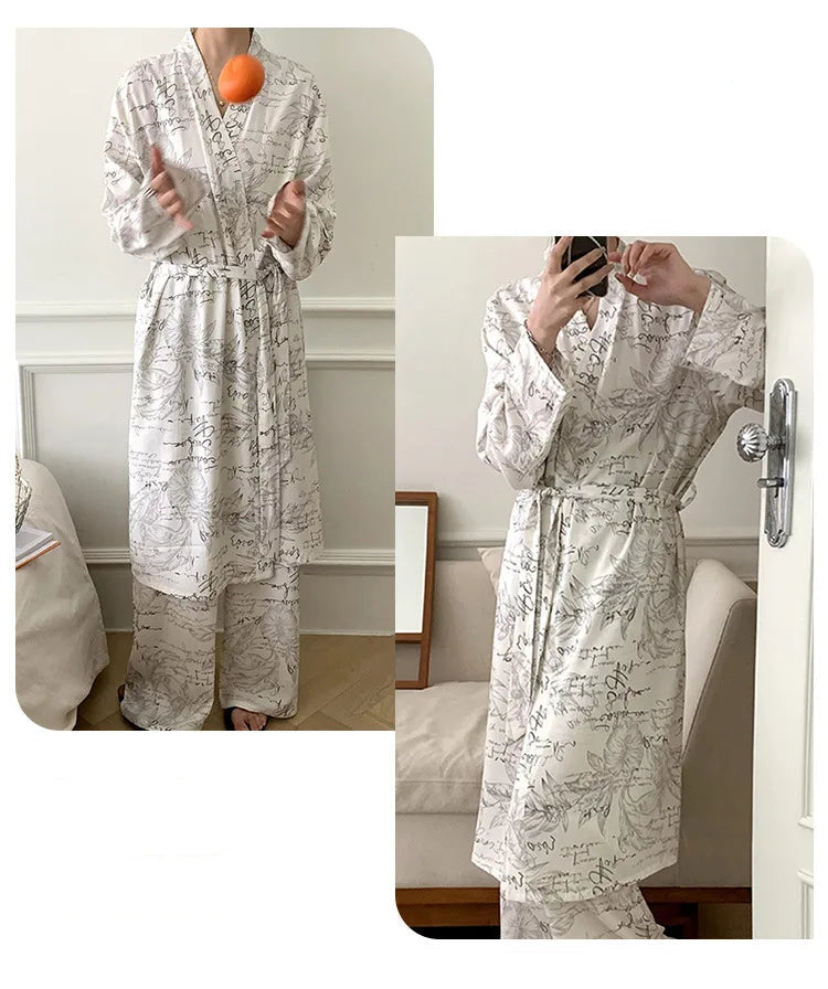 Pyjama Kimono Long Stylé confortable