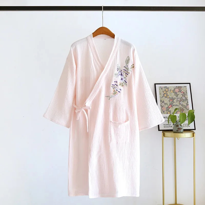 Kimono de Bain Rose
