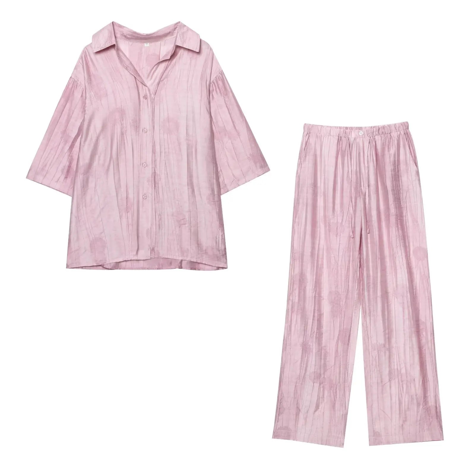 Ensemble Kimono Ample Rose