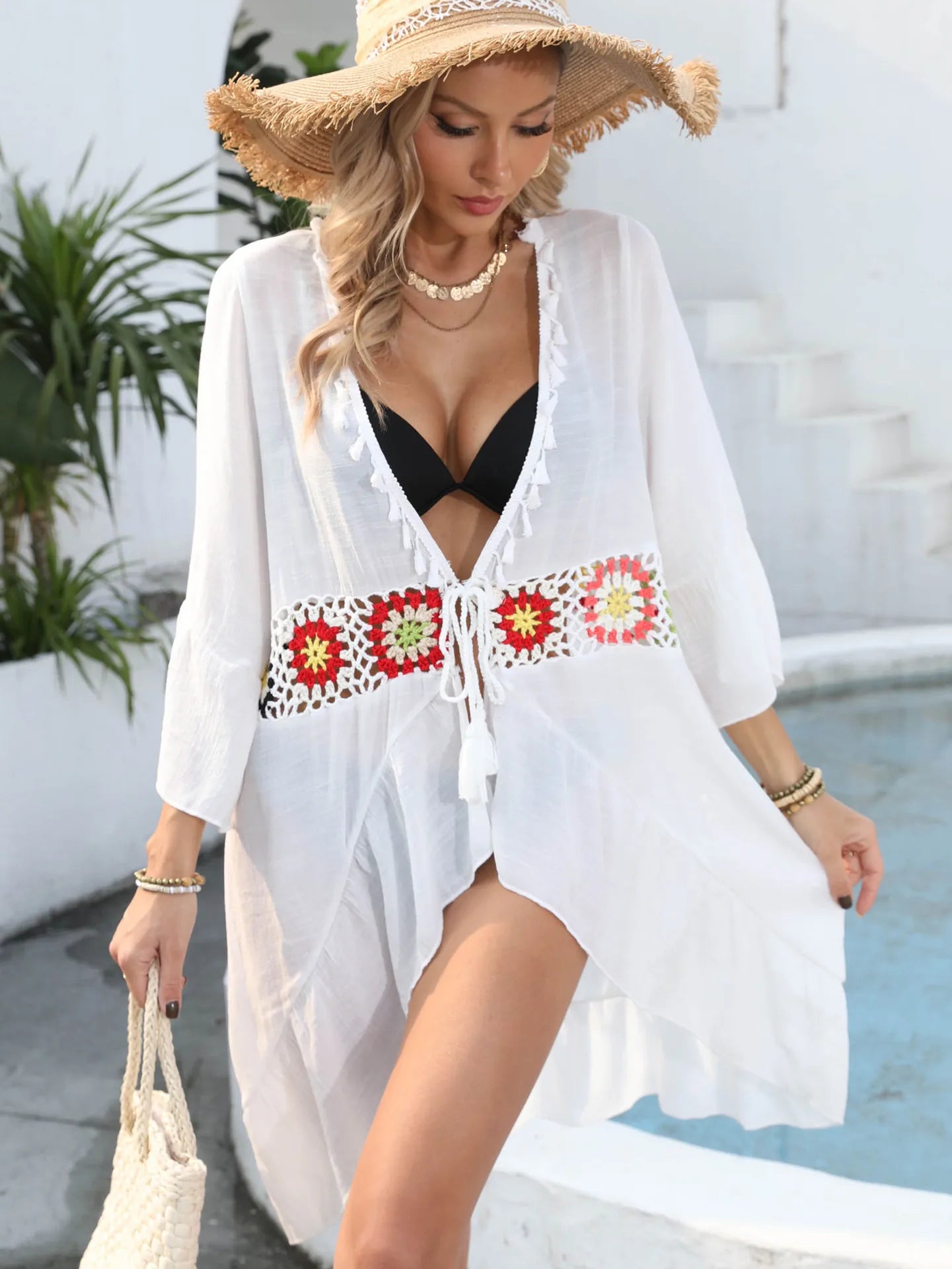 Kimono Bohème Blanc Original doux