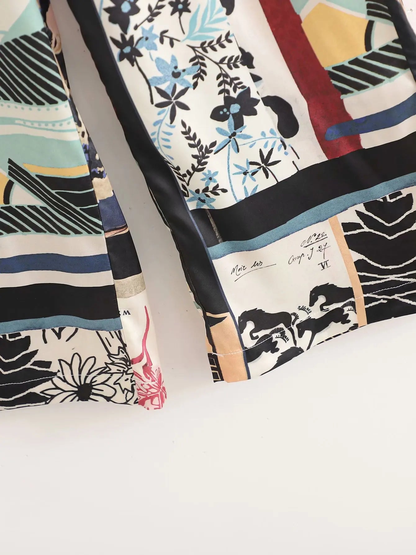 Kimono de Plage Chic à Imprimés long