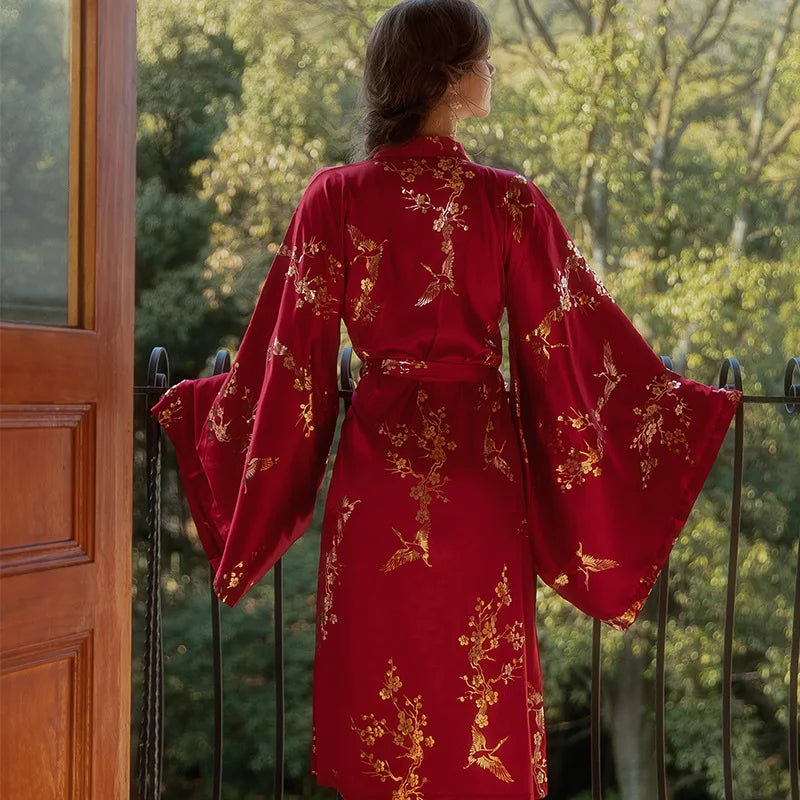 Peignoir Kimono de Luxe Femme de qualité