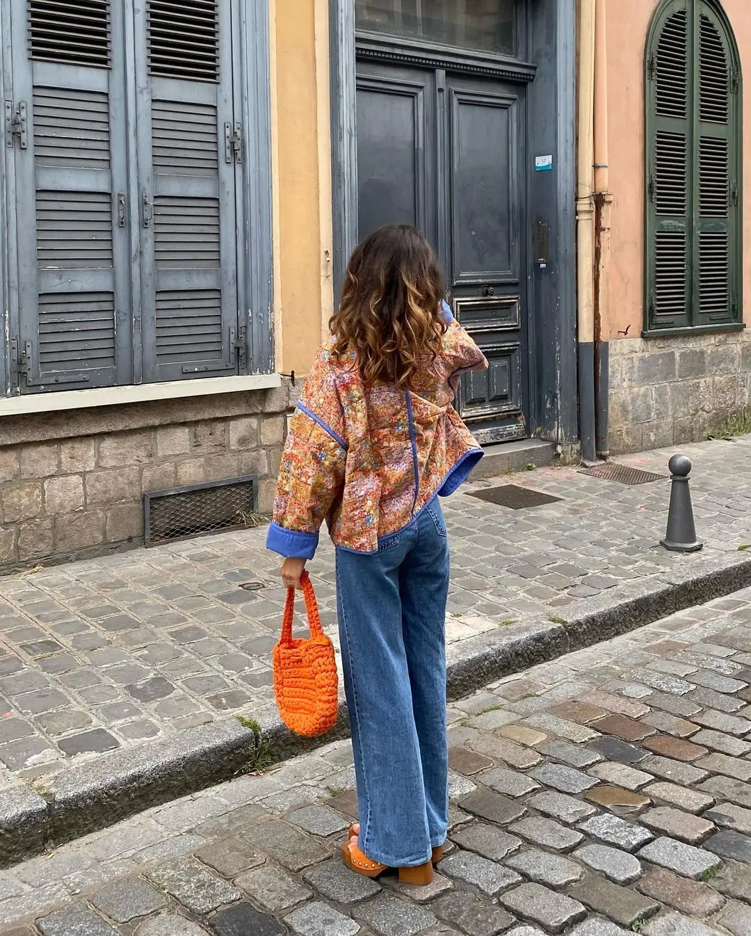 Veste Kimono Rétro Epaisse Tendance