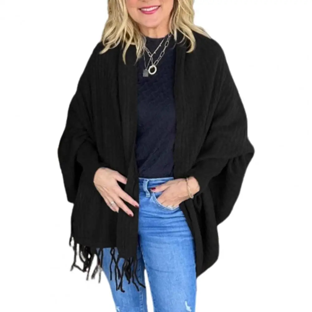 Cardigan Veste Kimono à Franges Originale