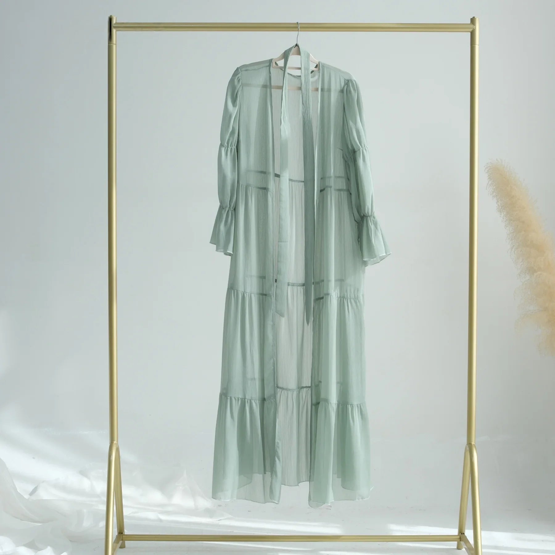 Set Kimono Abaya Vert D’Eau