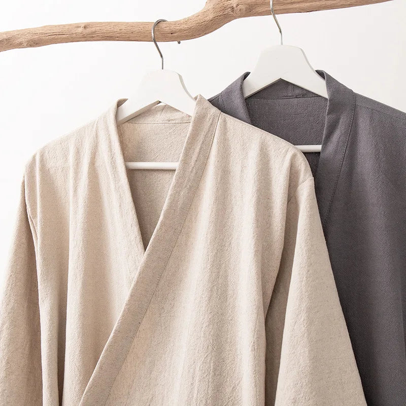 Robe Kimono Estival en Coton col V