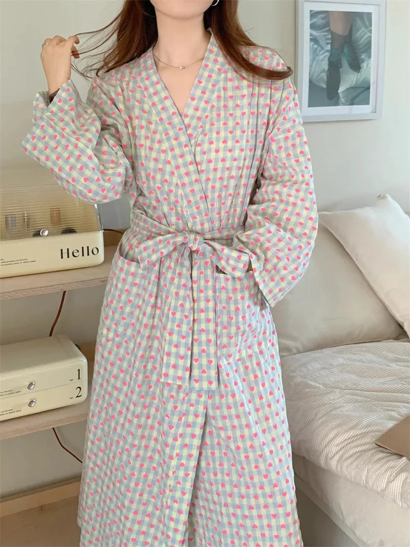 Peignoir Kimono de Nuit Femme élégant