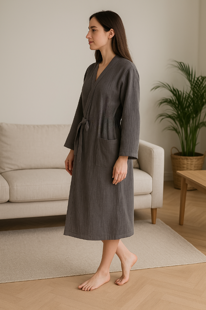 Robe Kimono de Maison Confortable femme