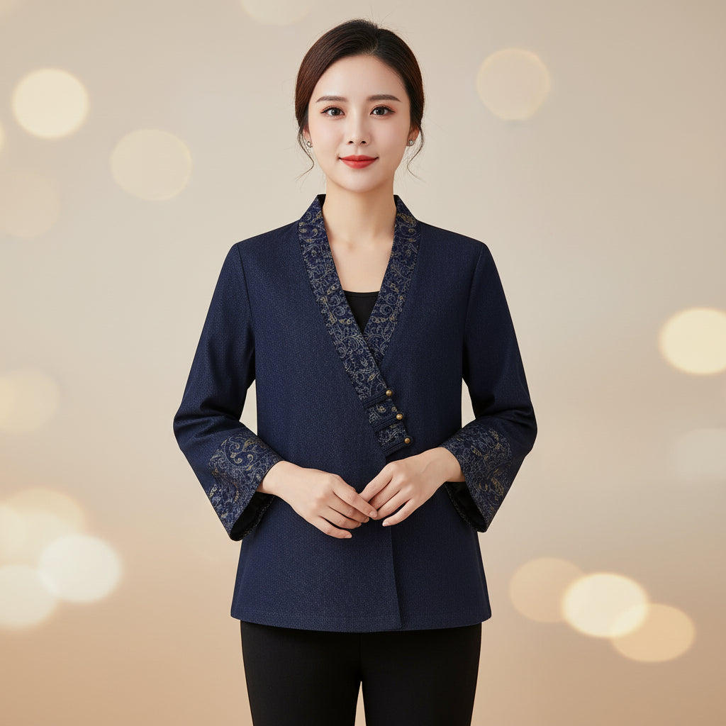 Veste Kimono Chic Bleu