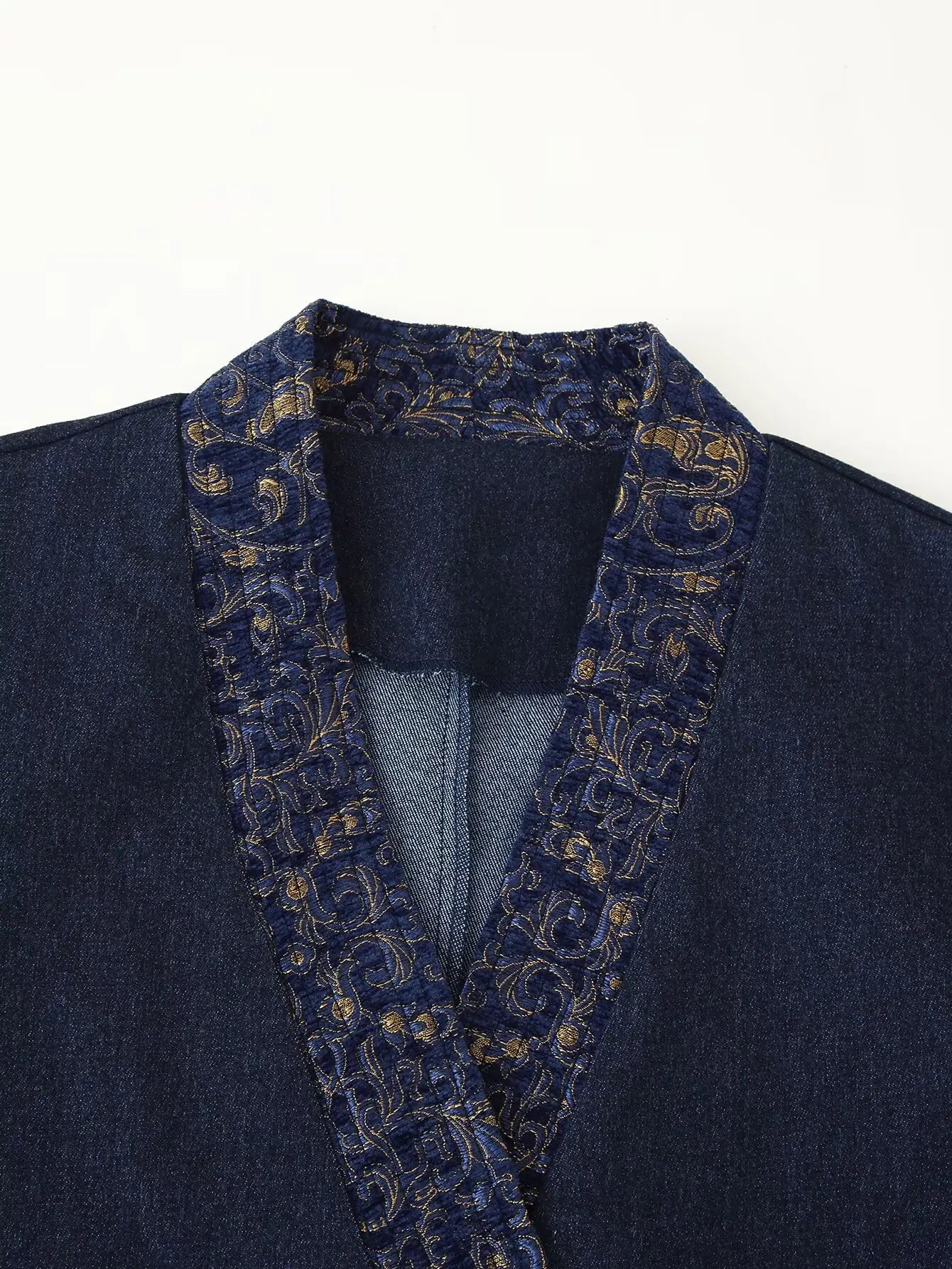 Veste Kimono Chic Bleu tendance