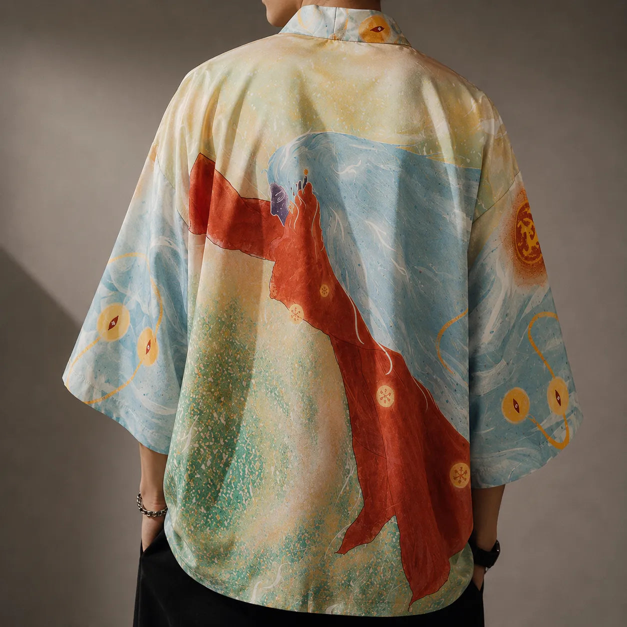 Veste Kimono Esprit Rouge