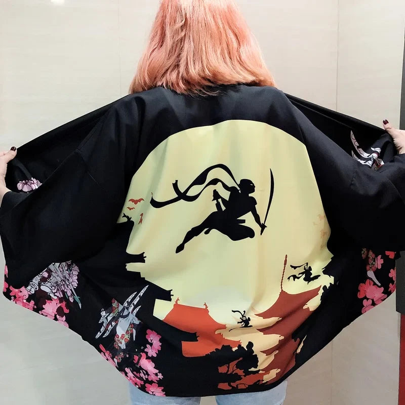 Veste Kimono Japonais Ninja