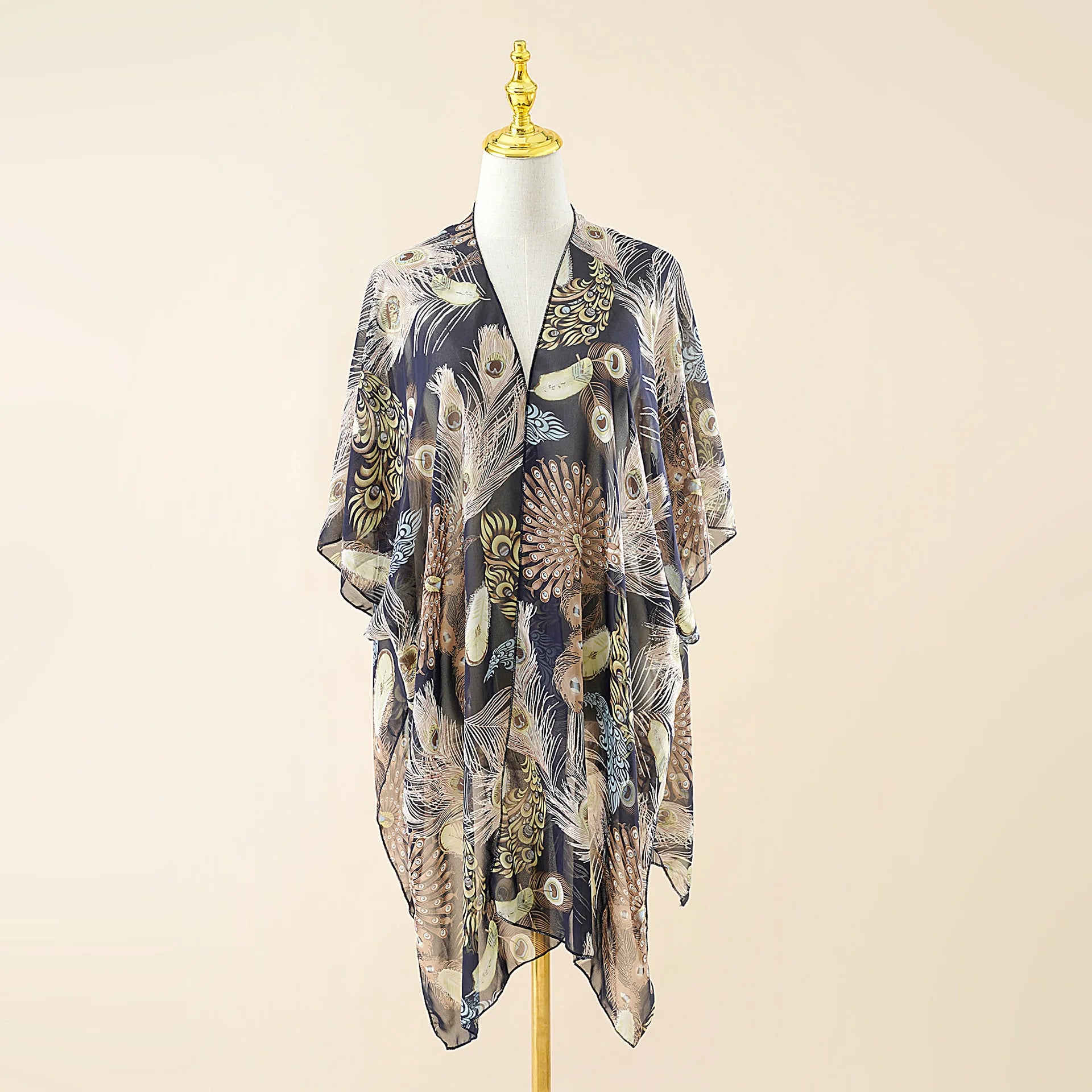 Veste Kimono de Plage Translucide Style