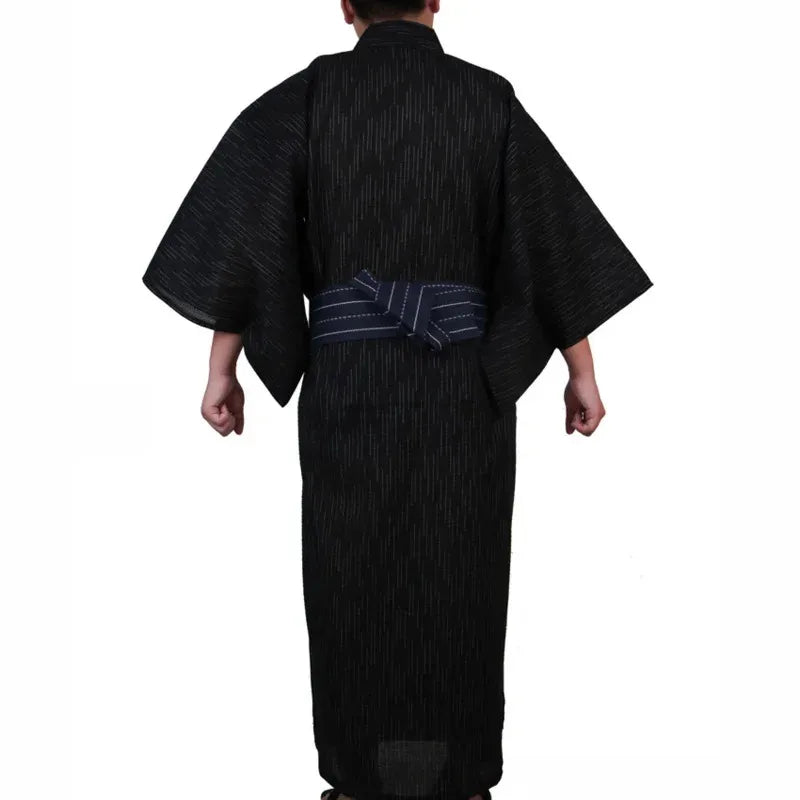 Yukata Kimono Homme NoiR léger