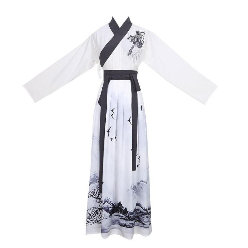 Costume Kimono Samourai Blanc