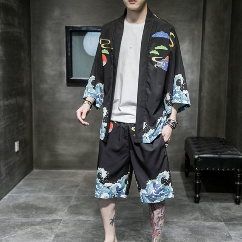 Rough Sea Kimono-Jacken-Set