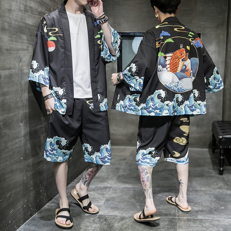 Rough Sea Kimono-Jacken-Set