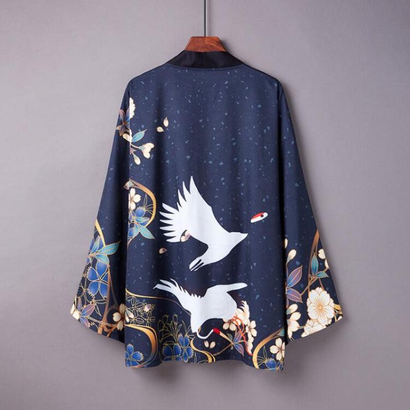 Gilet Kimono Court Femme Dos