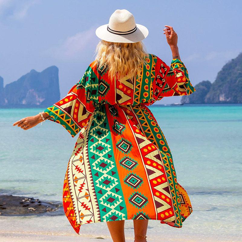 Kimono Coloré Femme