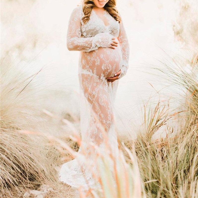 Kimono Dentelle Grossesse