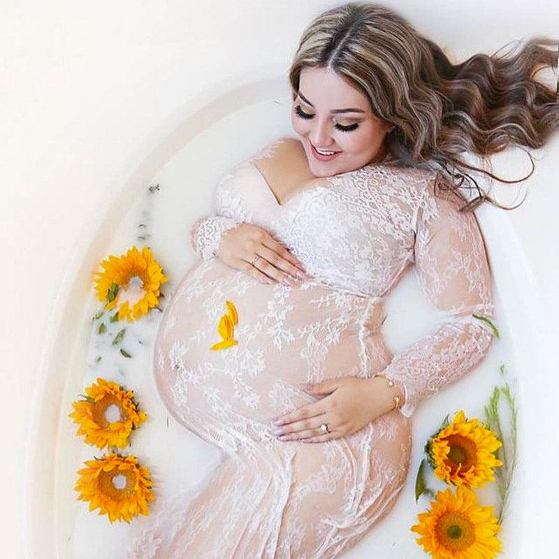 Kimono Dentelle Grossesse