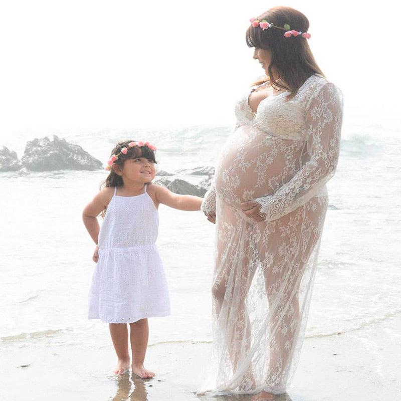 Kimono Dentelle Grossesse