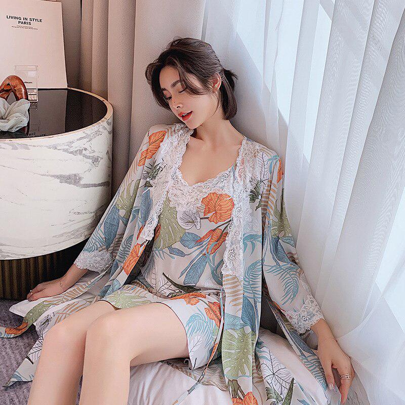 Kimono Femme Japonais Fleurs de Cerisier