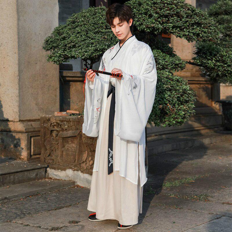 Kimono Homme Long Blanc