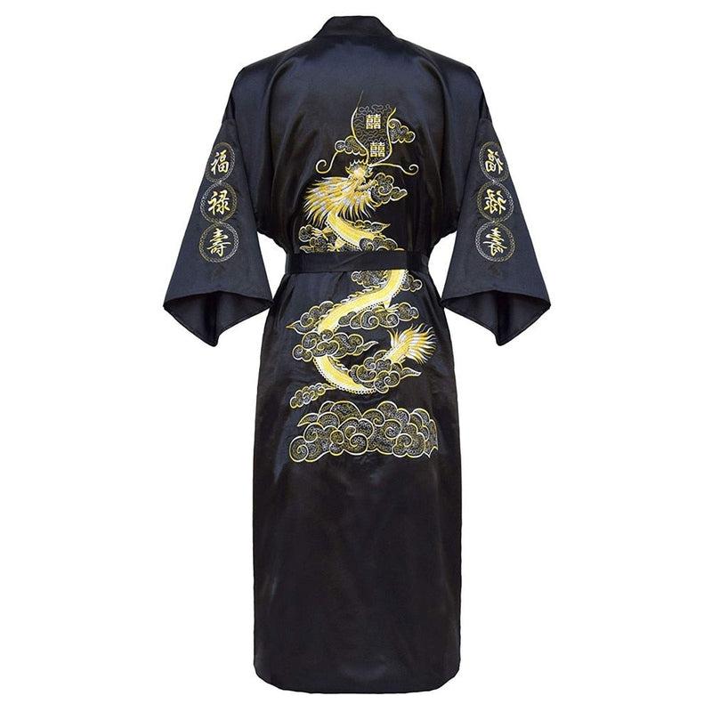 Kimono Homme Satin Dragon