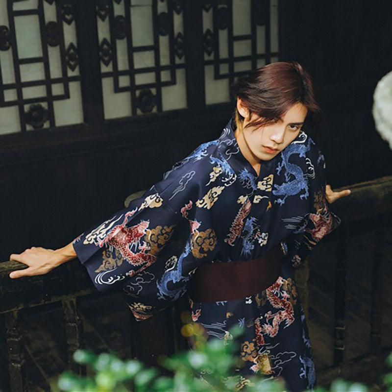 Kimono Japonais Coton Homme