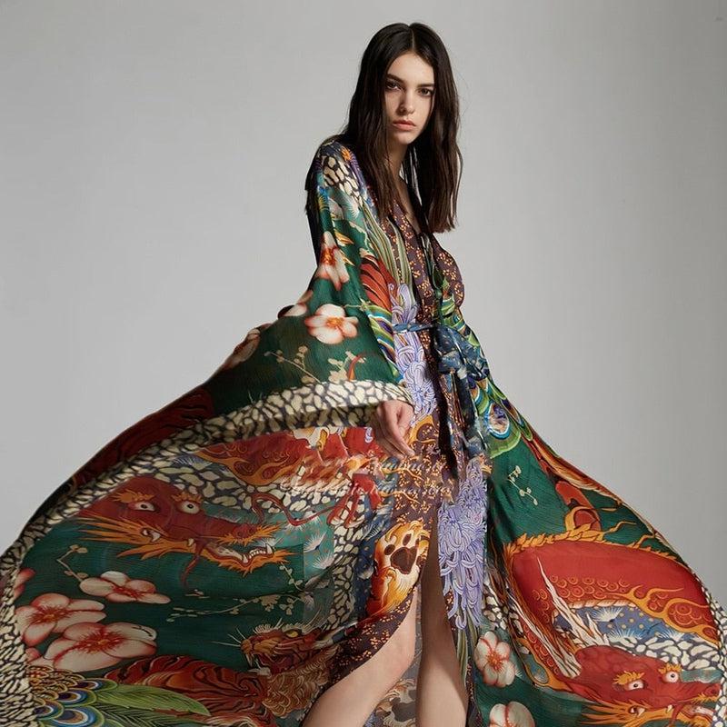 Kimono Japonais Vintage