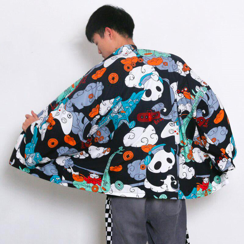 Kimono Panda Coloré