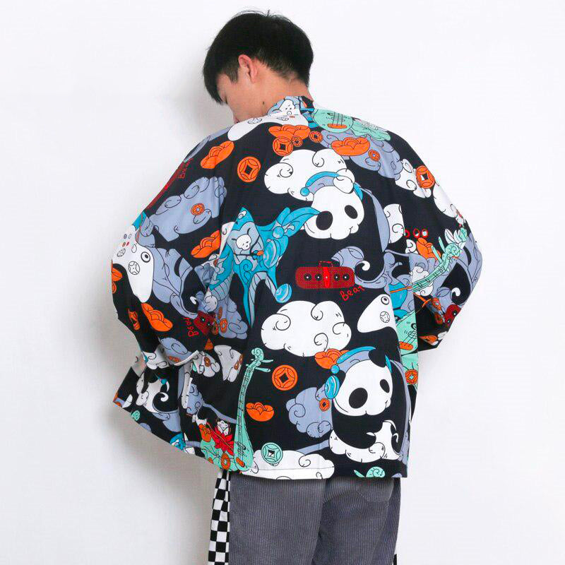 Kimono Panda Coloré
