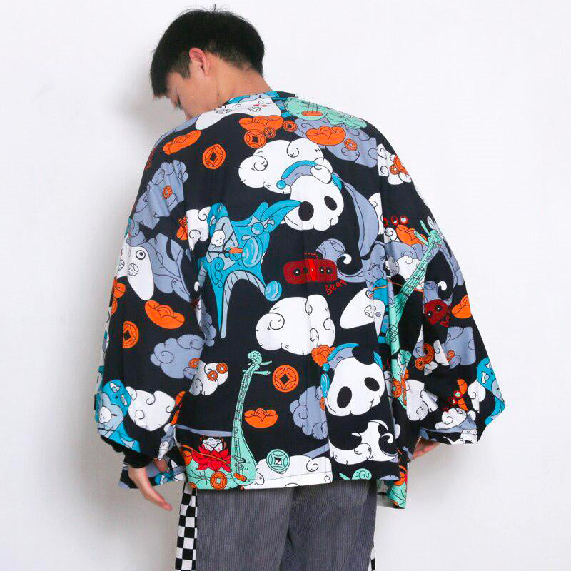 Kimono Panda Coloré