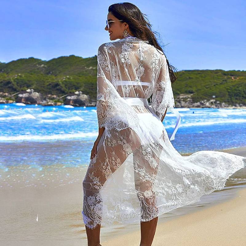 Kimono Plage Blanc