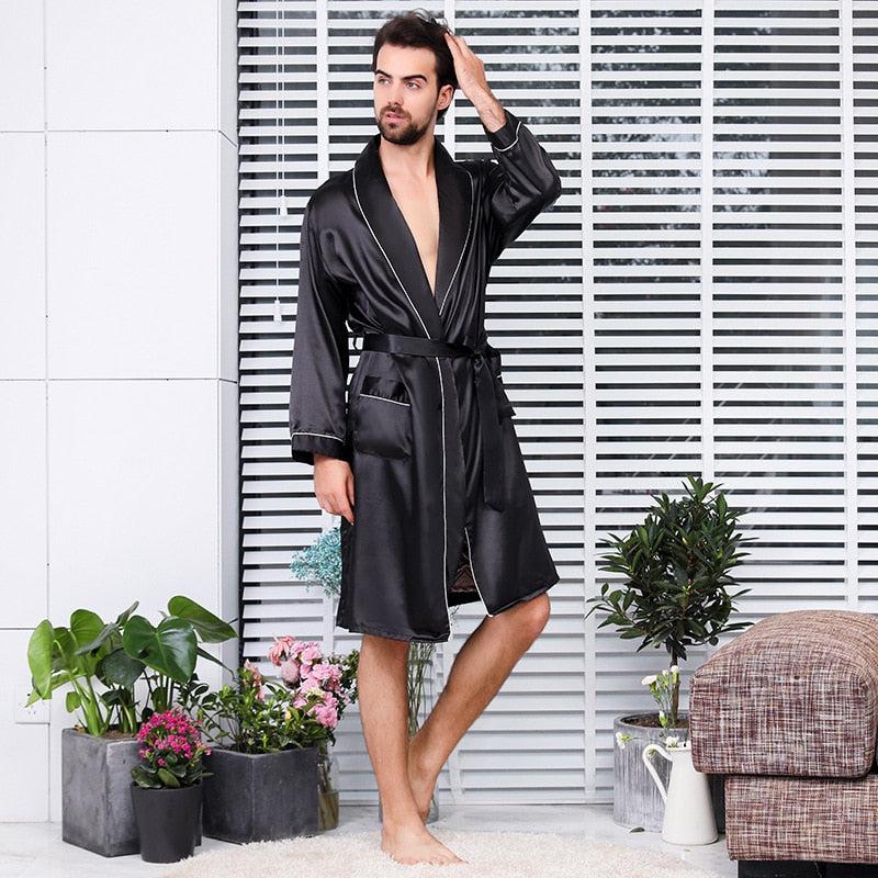 Kimono Satin Homme Luxe