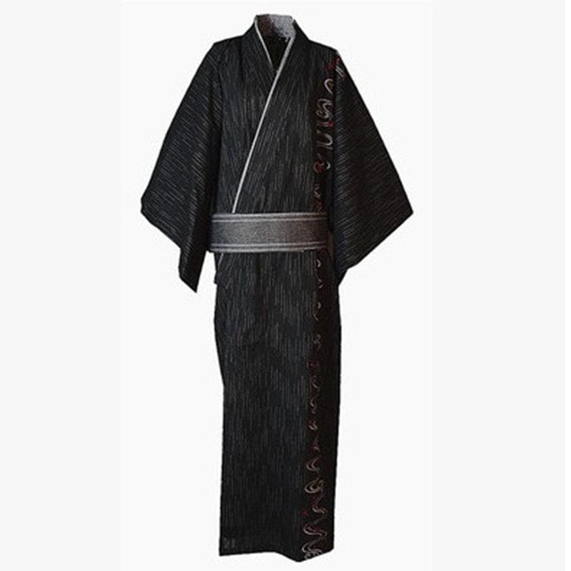 Kimono Traditionnel Japonais Noir
