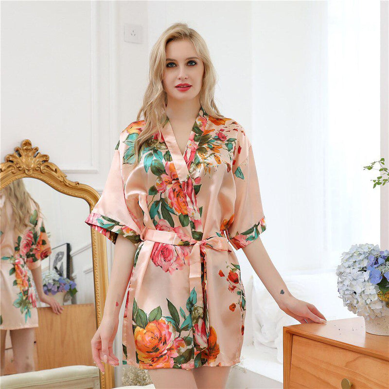 Kimono à Blouse Floral Design